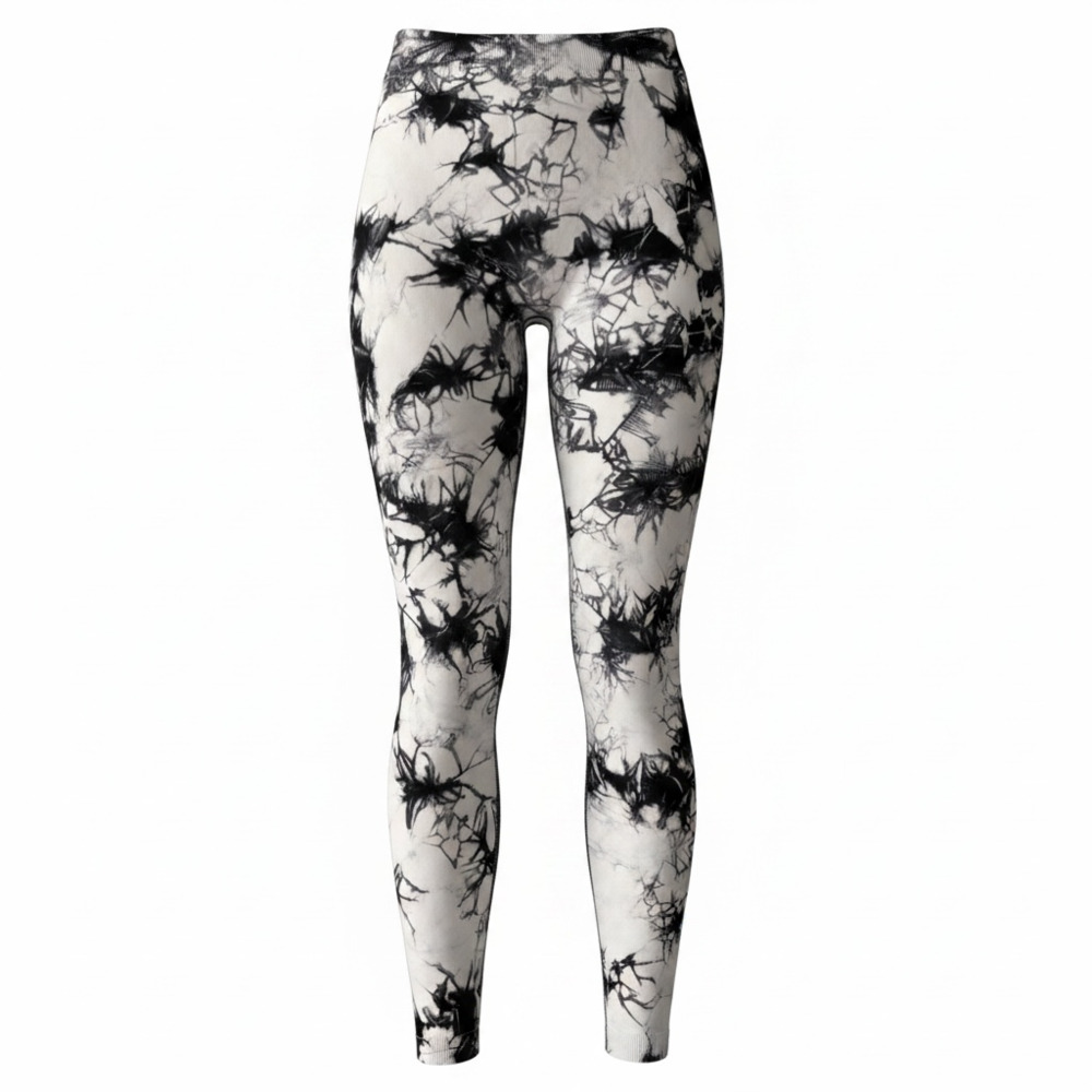 Peach Athletics Seamless Booty Sculpting Tie-Dye Performance Leggings